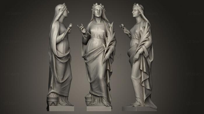 Статуи античные и исторические deva maria